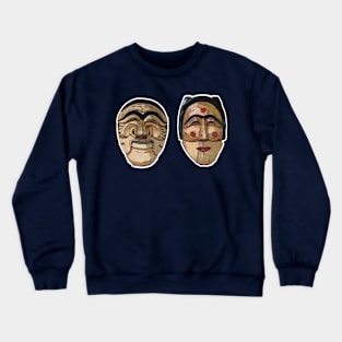 Hahoetal - korean mask Crewneck Sweatshirt